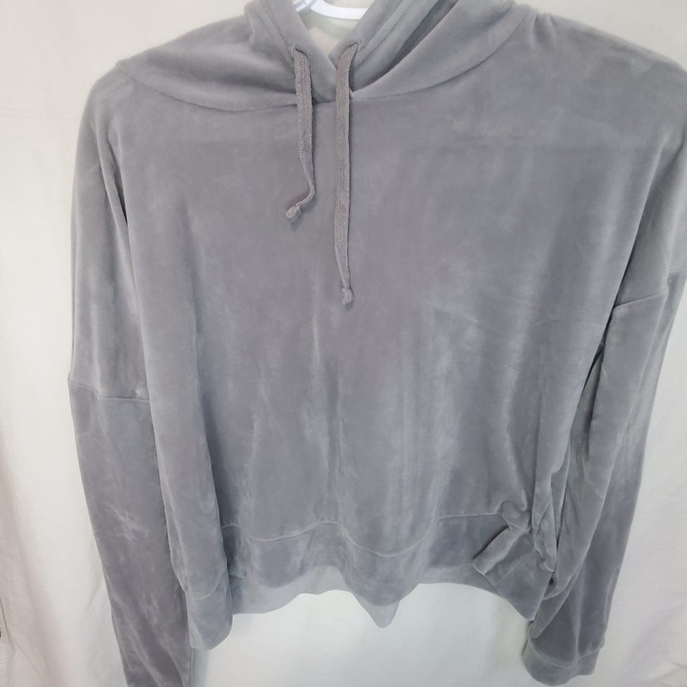 Pre-Loved So The Lounge Life Grey Soft Hoodie Girls Youth Size Large